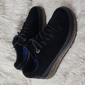Birkenstock Black Suede Athletic Shoes
